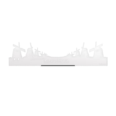 Standing Skyline Kinderdijk White Glossy
