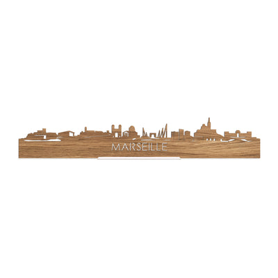 Standing Skyline Marseille Eiken