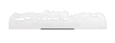 Standing Skyline Österreich Alps White Glossy