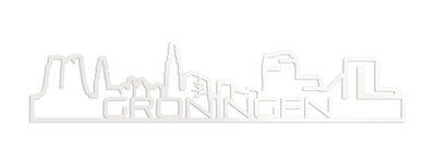 Standing Skyline Shape Groningen Wit Glanzend