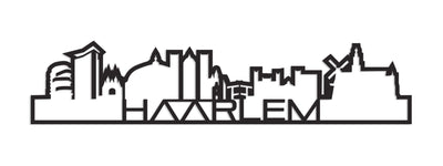Standing Skyline Shape Haarlem Black