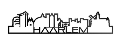 Standing Skyline Shape Haarlem Zwart Glanzend