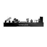 Standing Skyline Terneuzen Zwart Glanzend