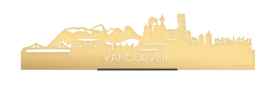 Standing Skyline Vancouver Gold Metallic