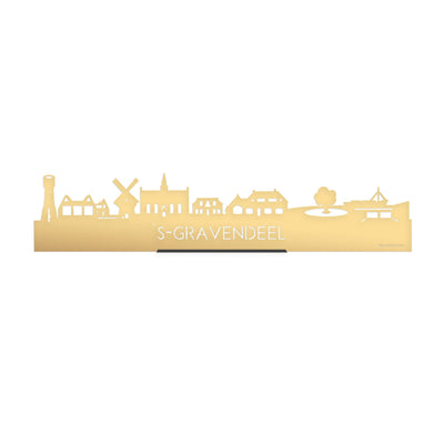 Standing Skyline 's-Gravendeel Gold Metallic