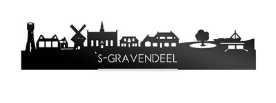 Standing Skyline 's-Gravendeel Black Glossy