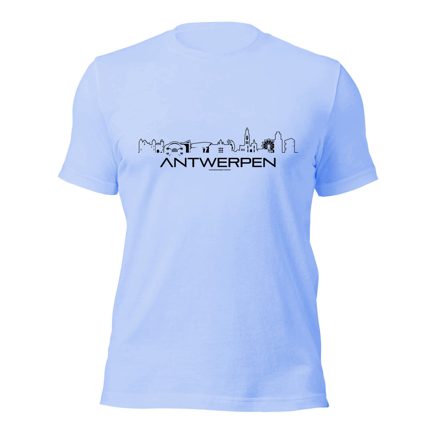 T-Shirt Antwerpen cadeau voor elke citylover decoratie kleding relatiegeschenk van WoodWideCities