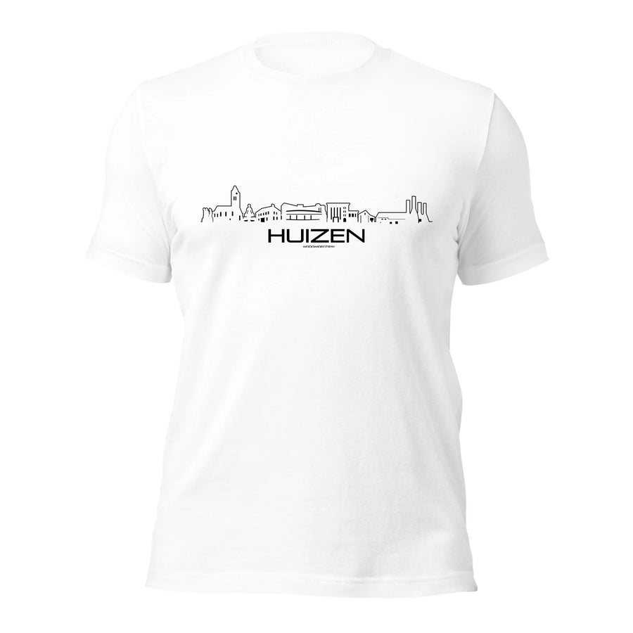 T-Shirt Huizen cadeau voor elke citylover decoratie kleding relatiegeschenk van WoodWideCities
