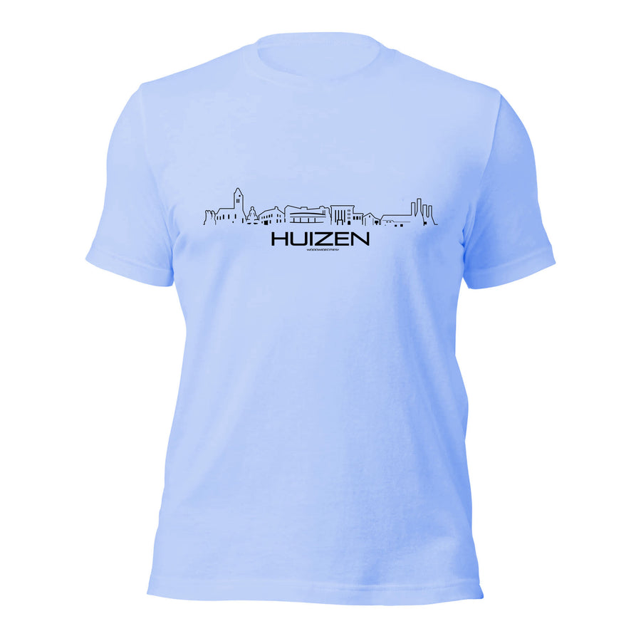 T-Shirt Huizen cadeau voor elke citylover decoratie kleding relatiegeschenk van WoodWideCities