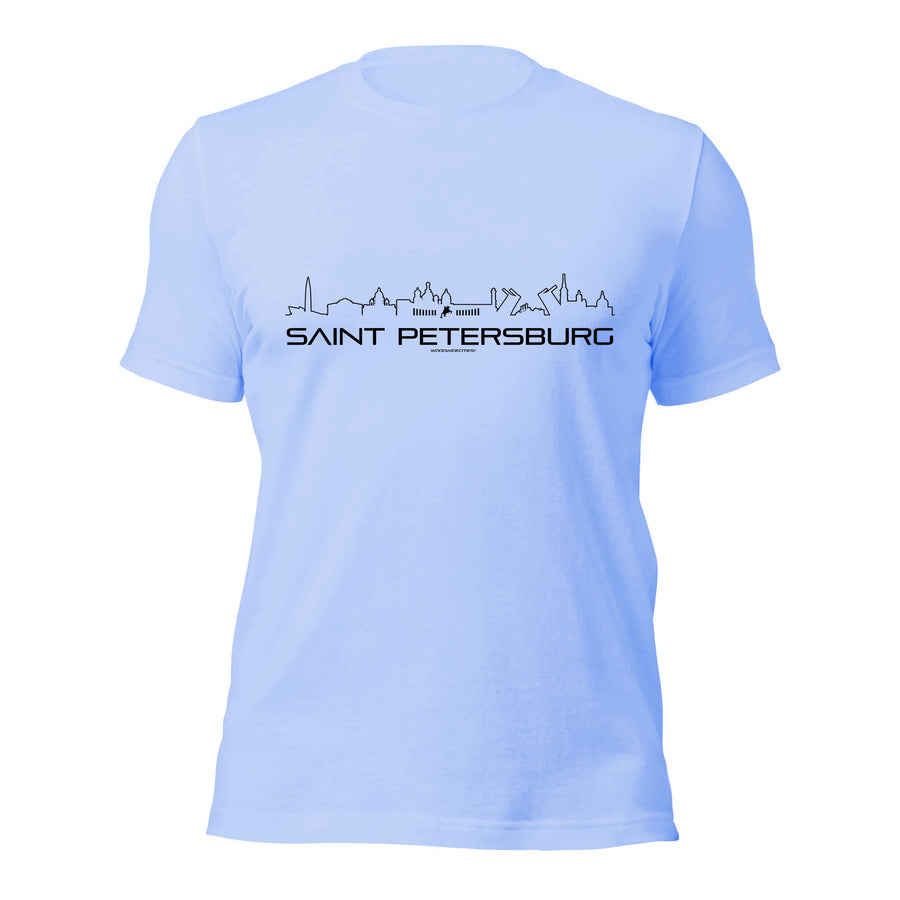 T-Shirt Saint Petersburg cadeau voor elke citylover decoratie kleding relatiegeschenk van WoodWideCities