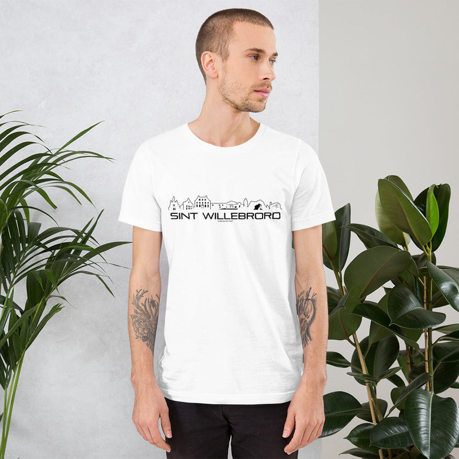 T-Shirt Sint Willebrord houten cadeau decoratie relatiegeschenk van WoodWideCities