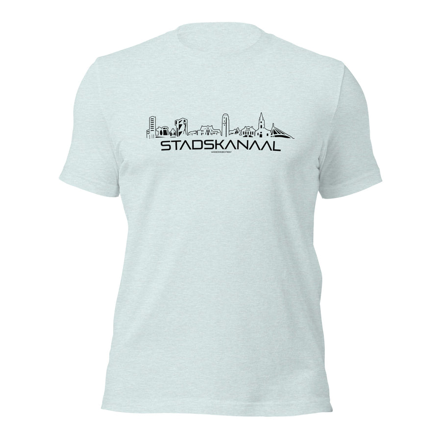 T-Shirt Stadskanaal Light Blue S houten cadeau decoratie relatiegeschenk van WoodWideCities