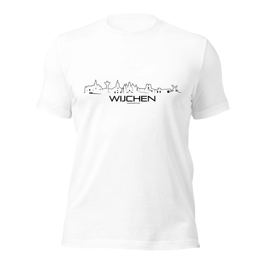 T-Shirt Wijchen cadeau voor elke citylover decoratie kleding relatiegeschenk van WoodWideCities