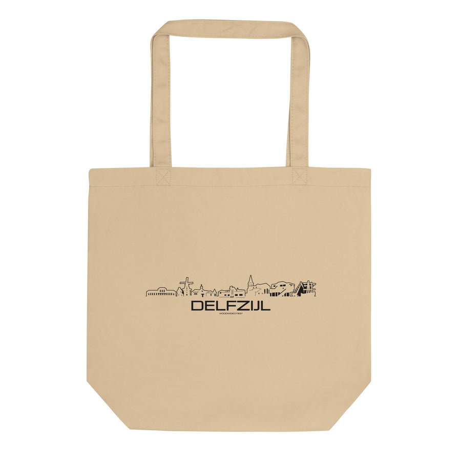Tas Econscious Delfzijl Oyster houten cadeau decoratie relatiegeschenk van WoodWideCities