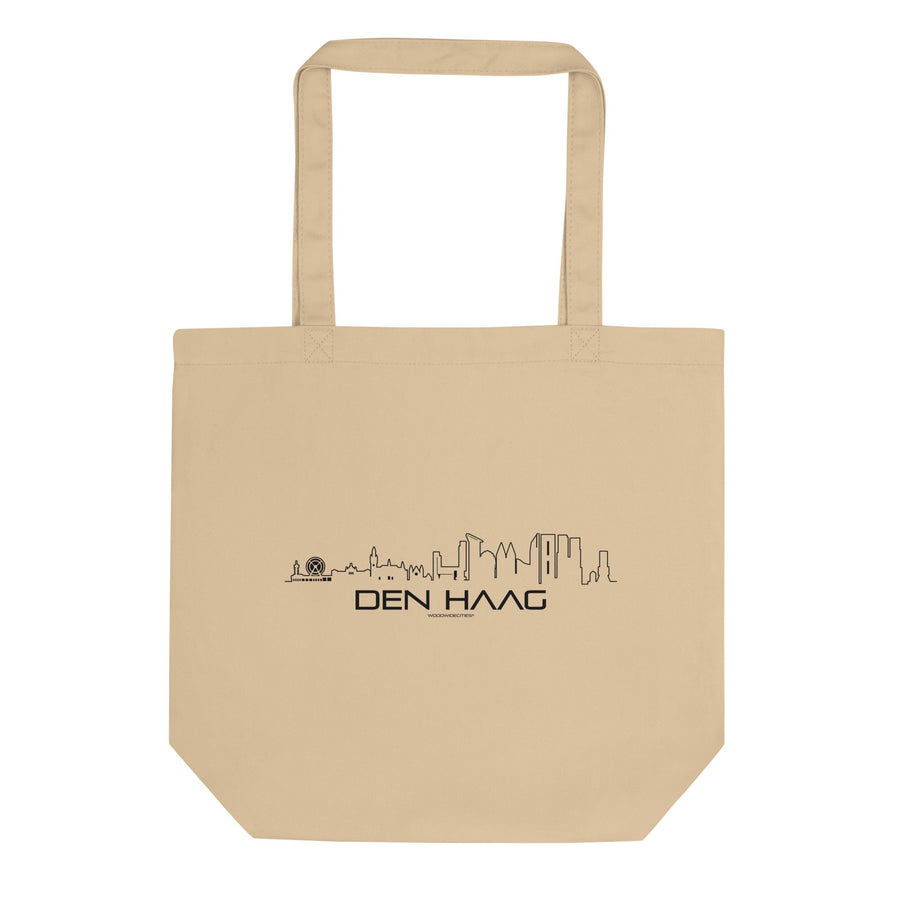 Tas Econscious Den Haag Oyster houten cadeau decoratie relatiegeschenk van WoodWideCities
