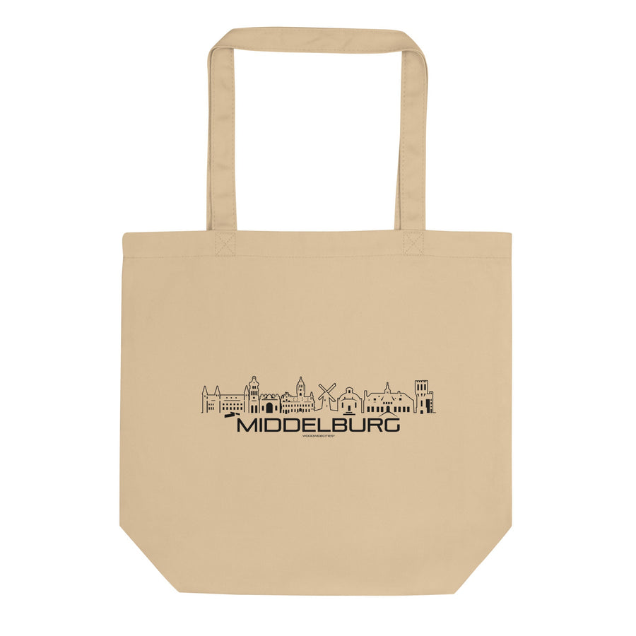 Tas Econscious Middelburg Oyster houten cadeau decoratie relatiegeschenk van WoodWideCities