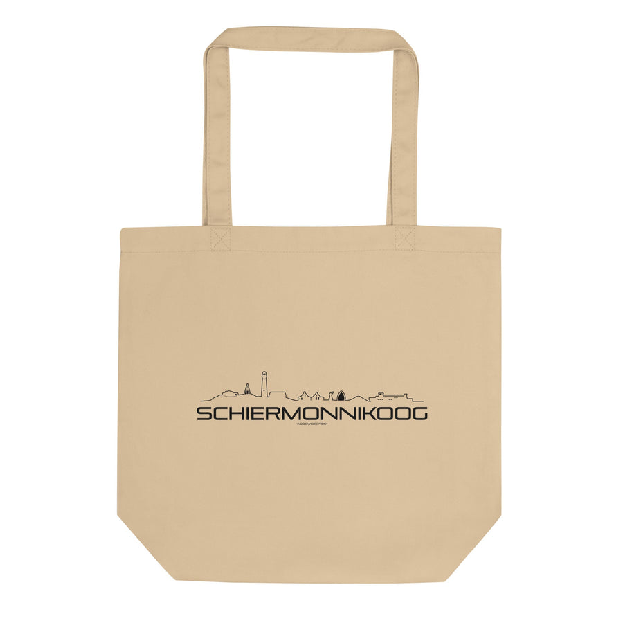 Tas Econscious Schiermonnikoog Oyster houten cadeau decoratie relatiegeschenk van WoodWideCities