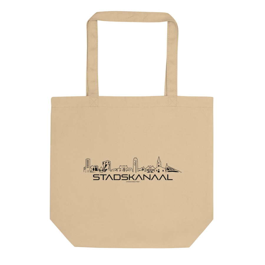 Tas Econscious Stadskanaal Oyster houten cadeau decoratie relatiegeschenk van WoodWideCities
