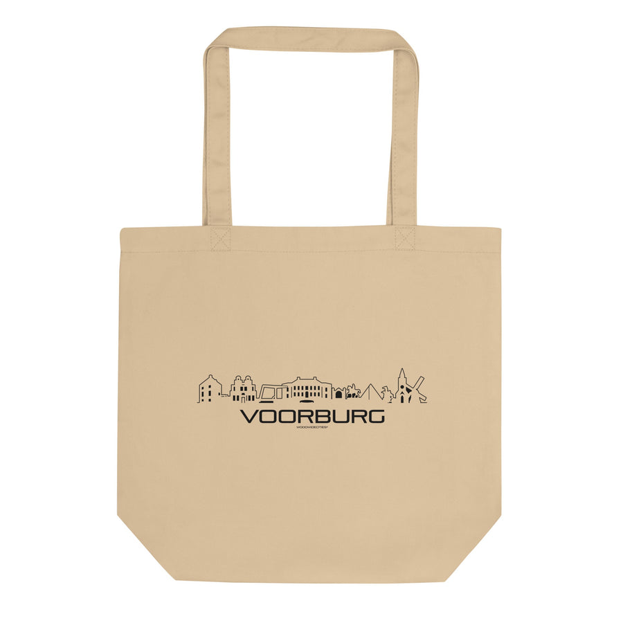 Tas Econscious Voorburg Oyster houten cadeau decoratie relatiegeschenk van WoodWideCities