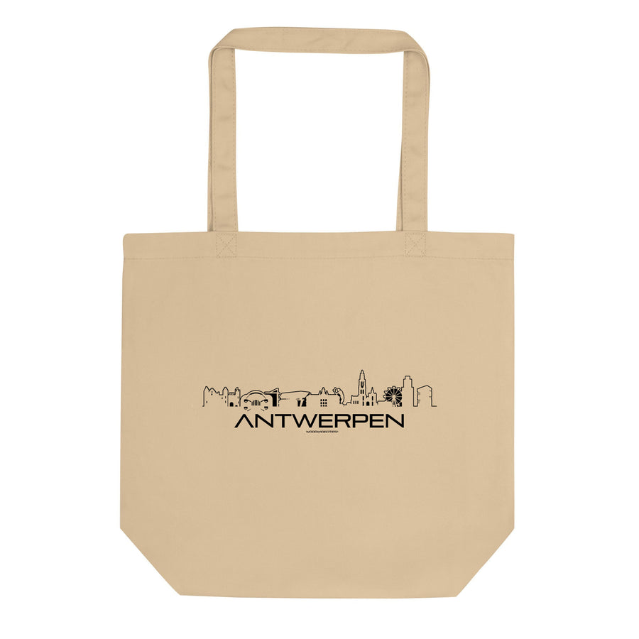 Tote Bag Tas Antwerpen cadeau voor elke citylover decoratie relatiegeschenk van WoodWideCities