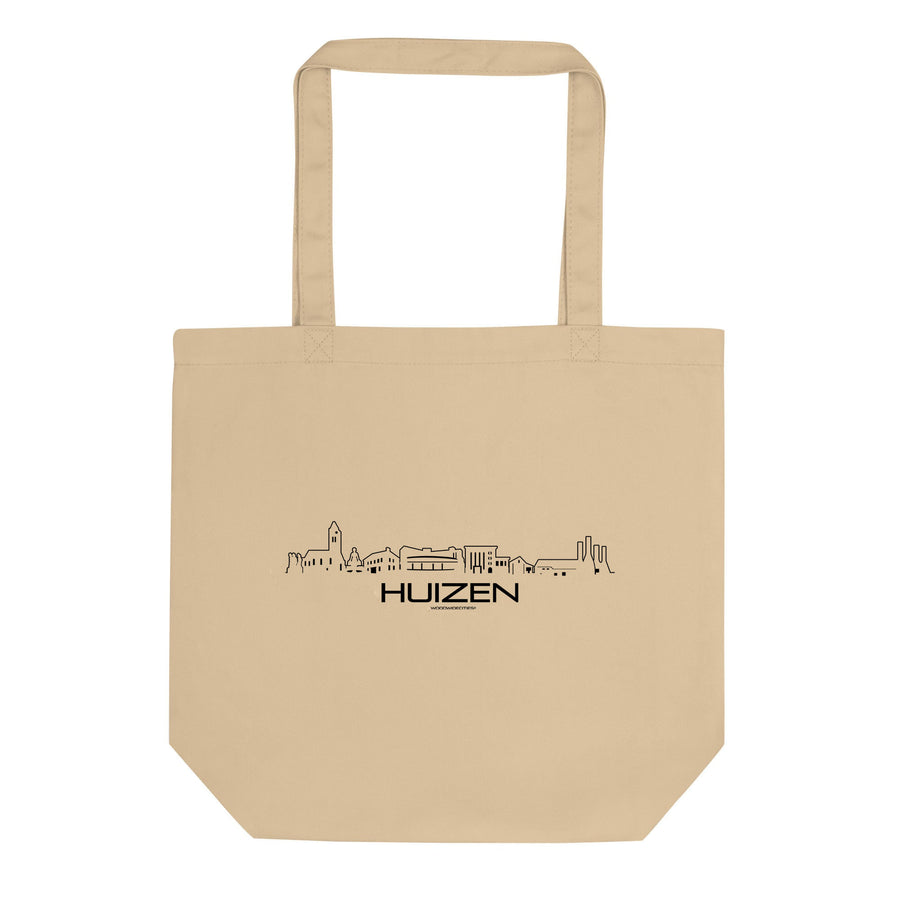 Tote Bag Tas Huizen cadeau voor elke citylover decoratie relatiegeschenk van WoodWideCities