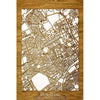 Citymap Den Haag houten cadeau decoratie relatiegeschenk van WoodWideCities