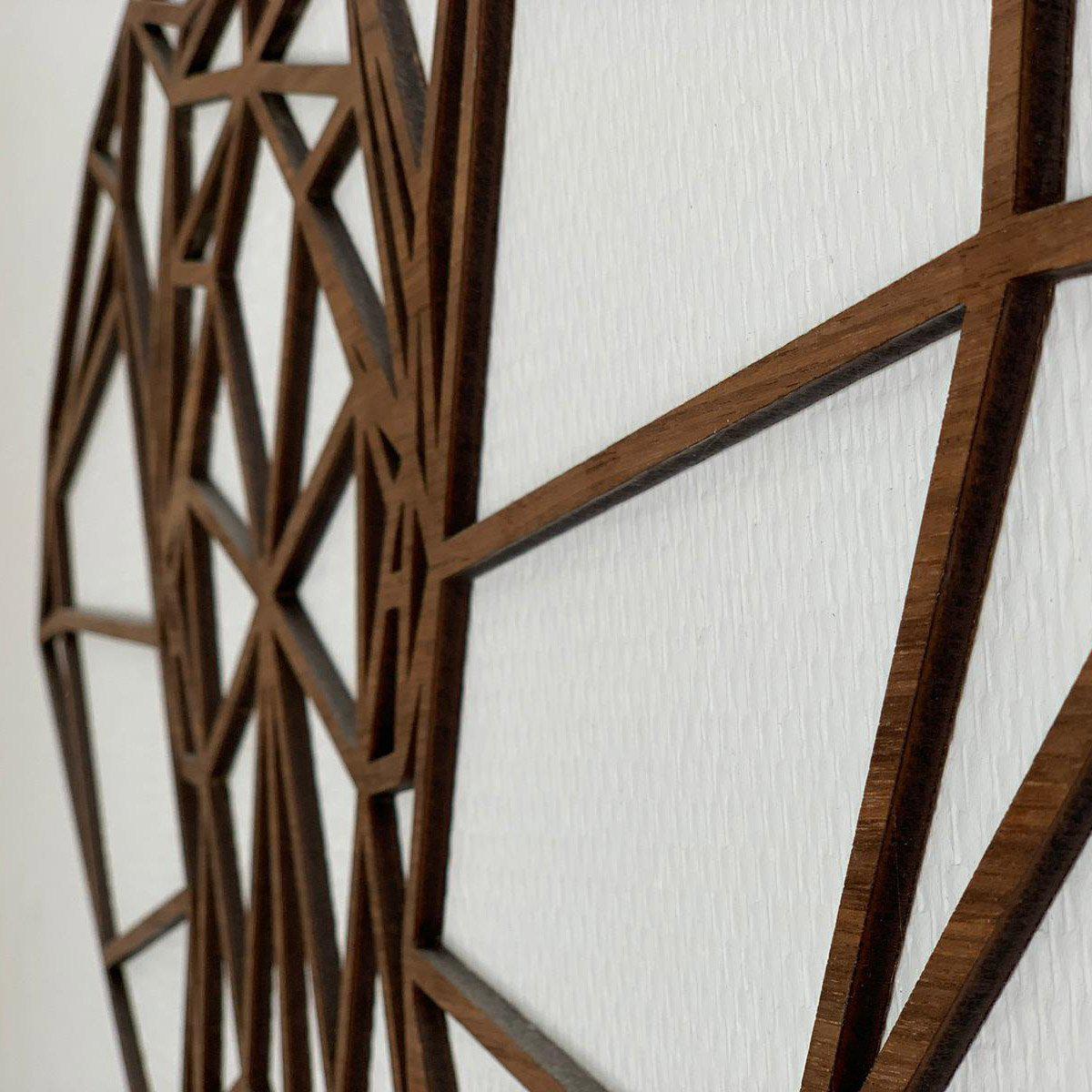 Geometrische Dieren Bufallo Black houten cadeau decoratie relatiegeschenk van WoodWideCities