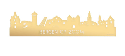 Skyline Bergen op Zoom Goud Metallic