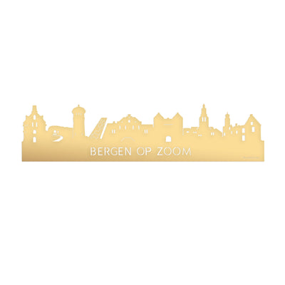 Skyline Bergen op Zoom Goud Metallic
