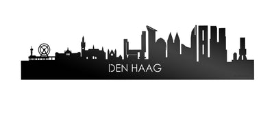 Skyline Den Haag Zwart Glanzend