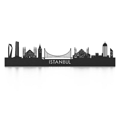 Istanbul Black Skyline