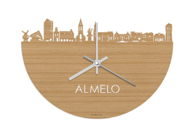 Skyline Clock Almelo Bamboo