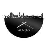 Skyline Klok Almelo Zwart Glanzend