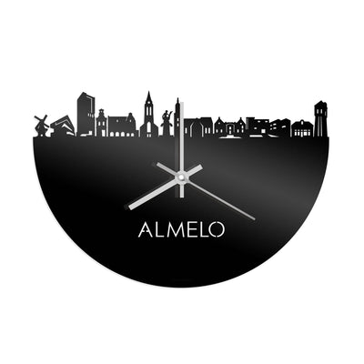 Skyline Clock Almelo Black Glossy