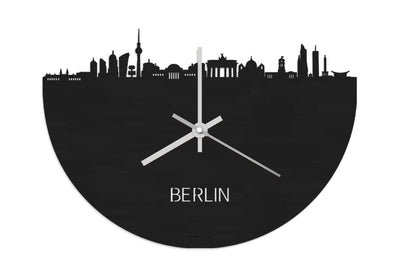 Skyline Clock Berlin Black