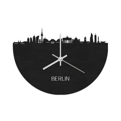 Skyline Clock Berlin Black