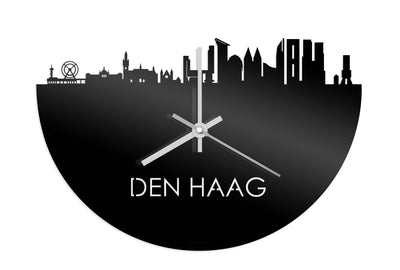 Skyline Klok Den Haag Zwart Glanzend