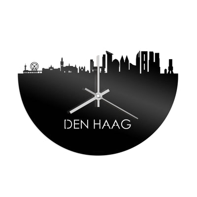 Skyline Klok Den Haag Zwart Glanzend
