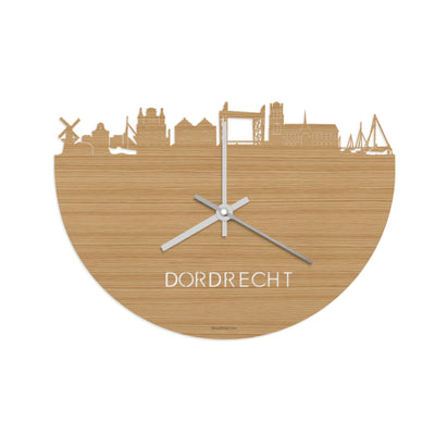 Skyline Clock Dordrecht Bamboo