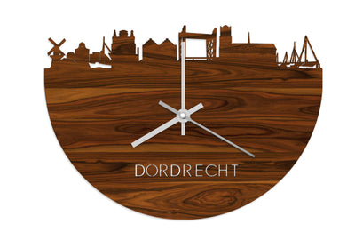 Skyline Clock Dordrecht Rosewood