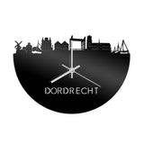 Skyline Klok Dordrecht Zwart Glanzend
