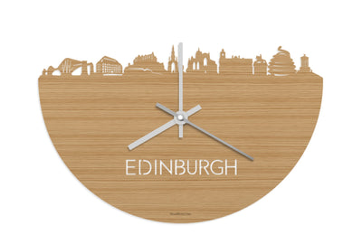 Skyline Clock Edinburgh Bamboo