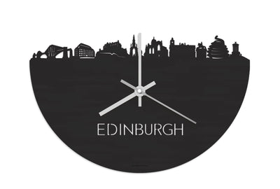 Skyline Clock Edinburgh Black