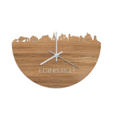 Skyline Clock Edinburgh Oak