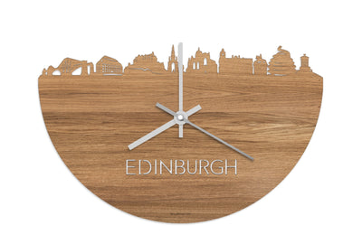 Skyline Clock Edinburgh Oak
