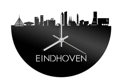 Skyline Klok Eindhoven Zwart Glanzend