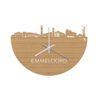 Skyline Clock Emmeloord Bamboo