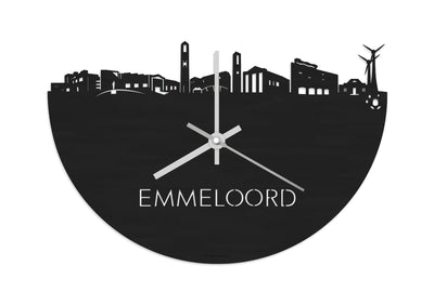 Skyline Clock Emmeloord Black