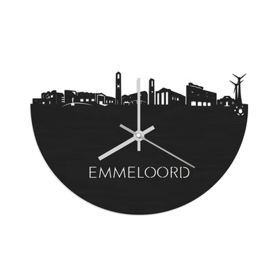 Skyline Clock Emmeloord Black
