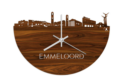 Skyline Clock Emmeloord Rosewood